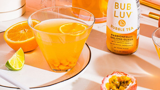 100 Calorie BUBLUV Bubble Tea Passionfruit Boba-Tini