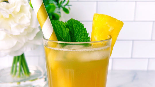 Starbucks Pineapple Passionfruit Refresher (Copycat) with Boba